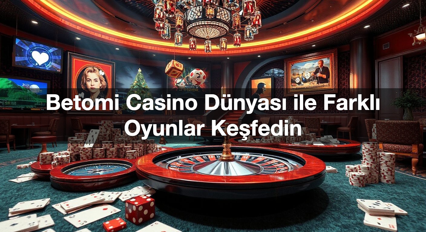 Betomi Casino Dünyası ile Farklı Oyunlar Keşfedin
